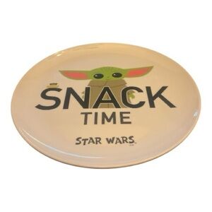 Star Wars Cream Plate with Green and Black Design